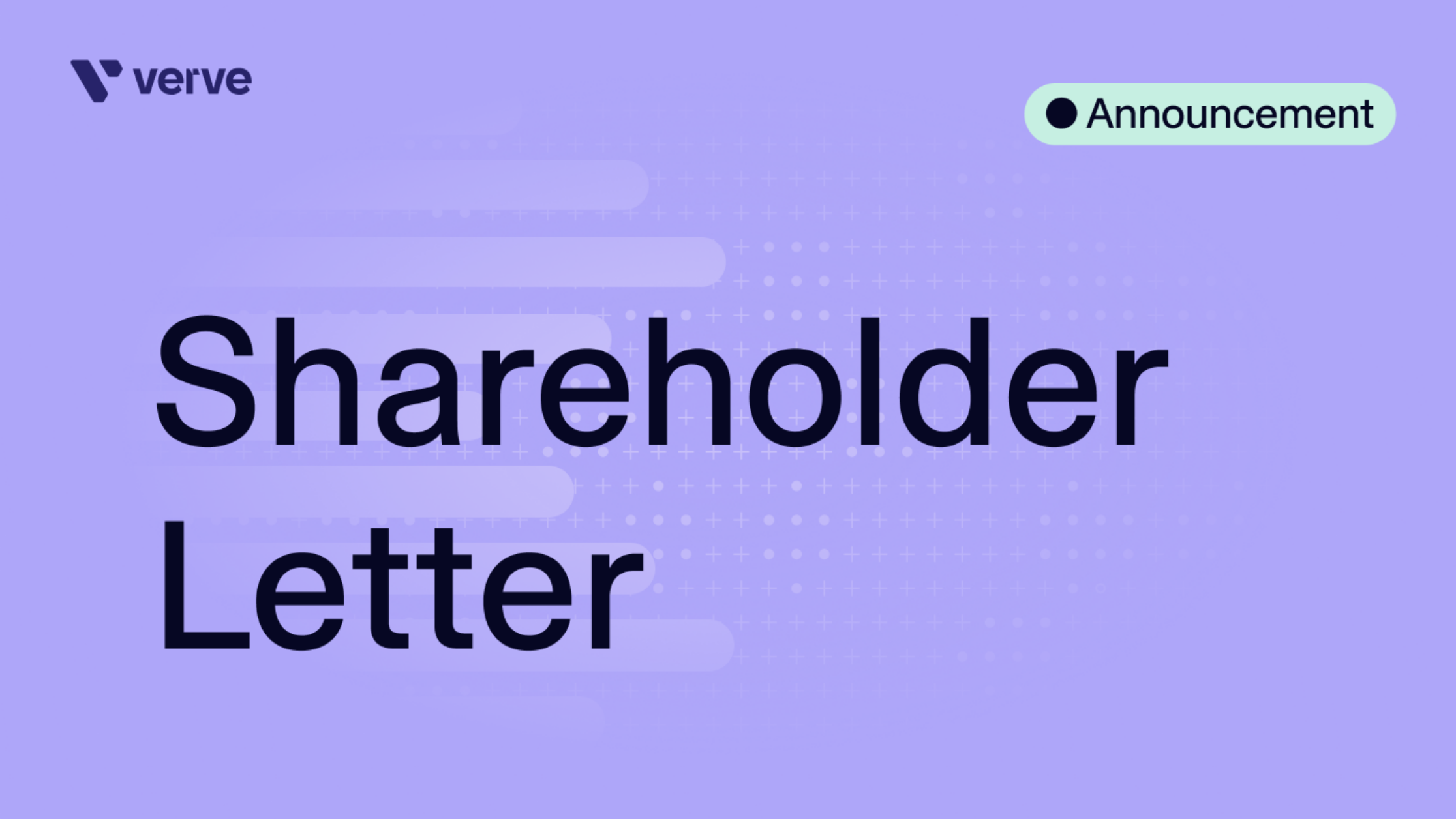 Shareholder Letter