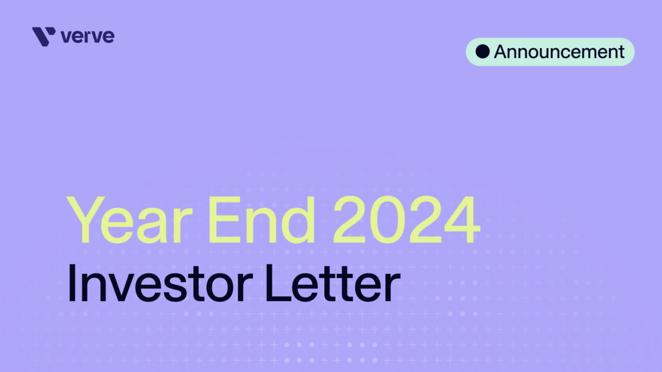 Year-End Investor Letter