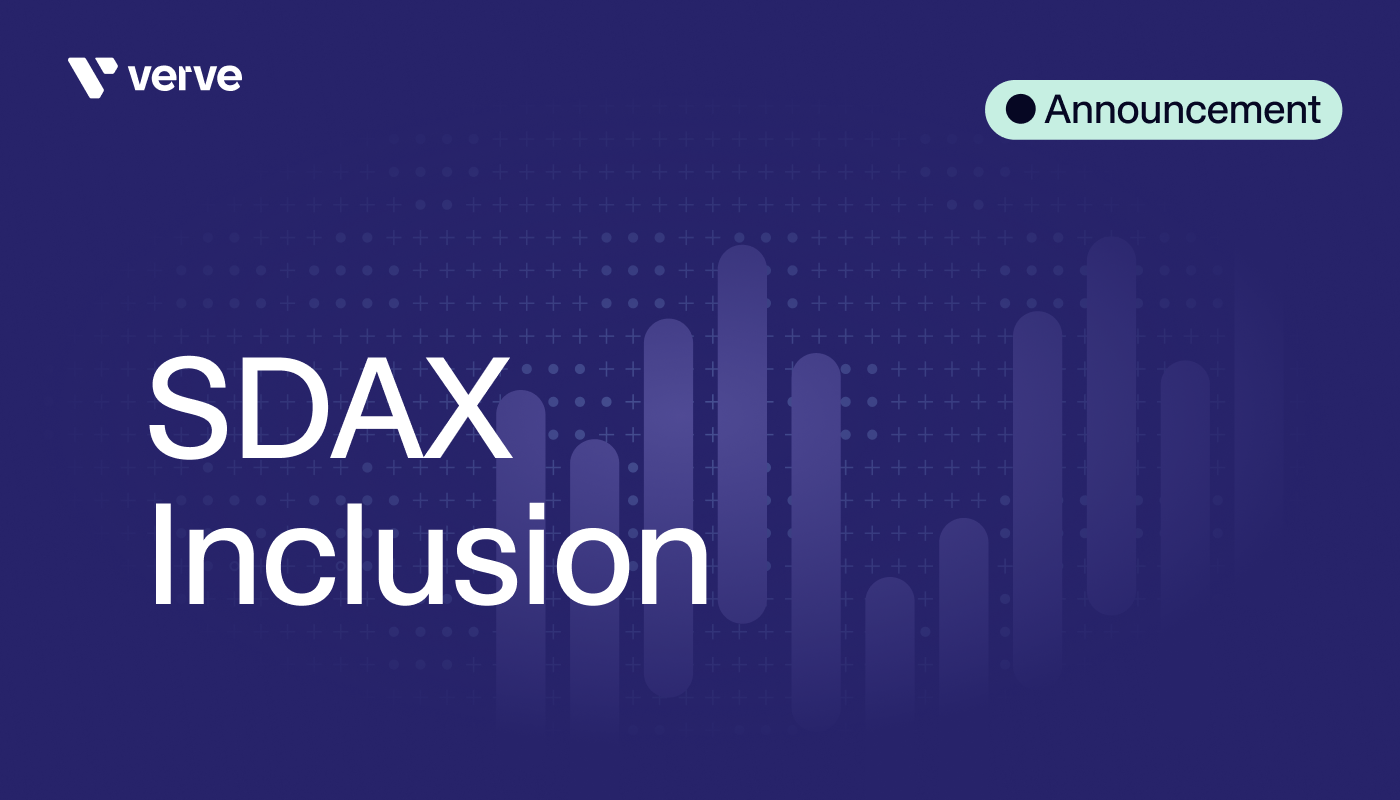 Verve Group promoted to Deutsche Börse's SDAX index | Verve (VER)